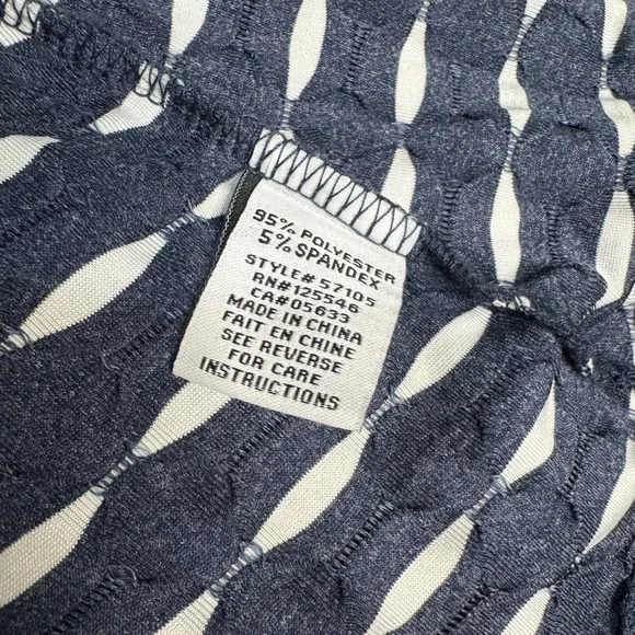 Habitat Perfect 3-piece Navy Set - blazer, wide leg pant sleeveless tank Large - Picture 10 of 13